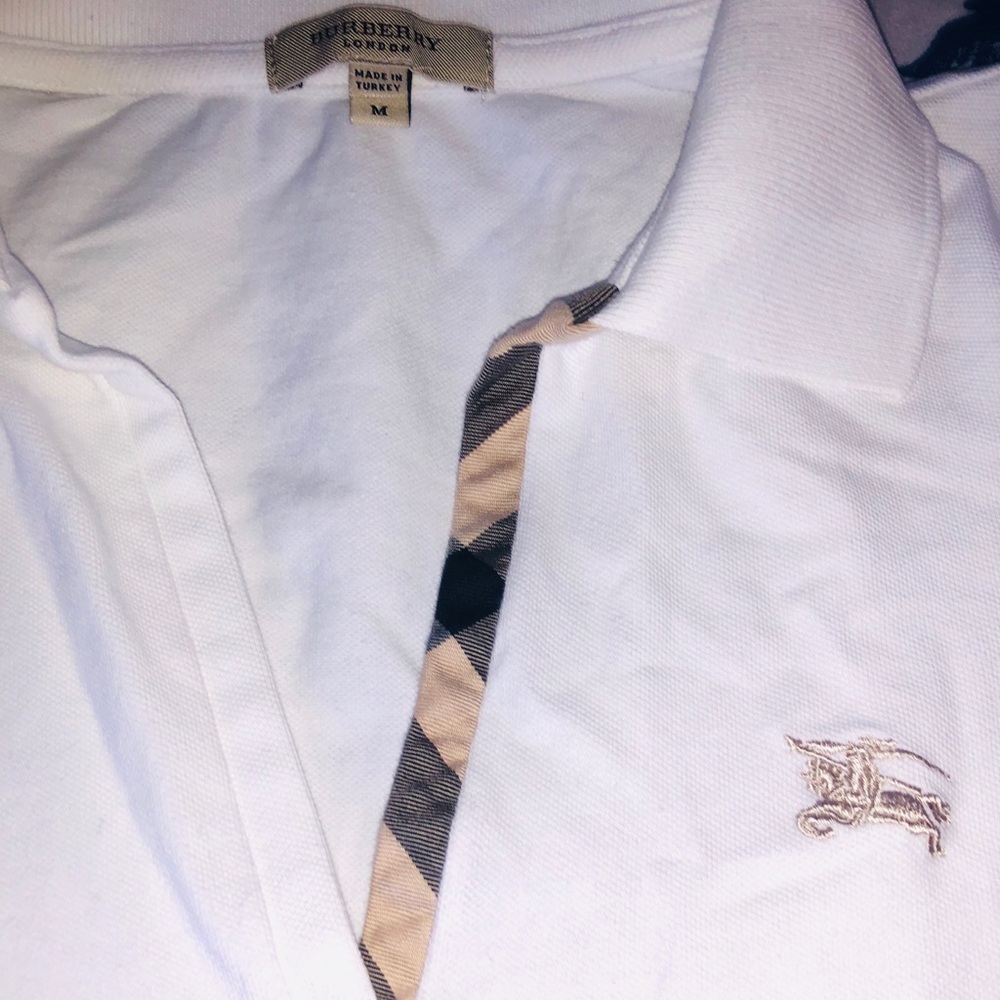 Burberry white top